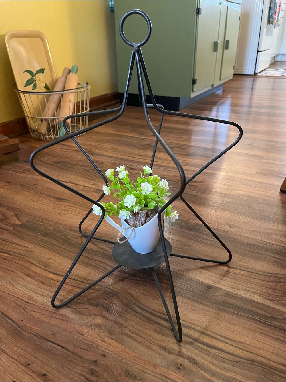 🎉Host Pick 🎉Vintage Wrought Iron 3D Star Home Accent